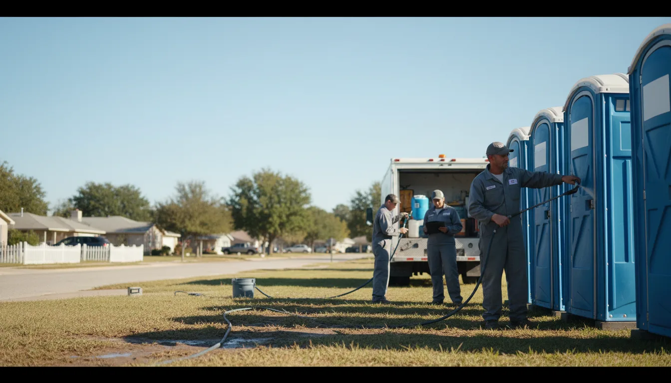 Long-Term Portable Toilet Rental in Grapeland, TX near me